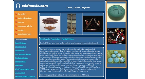 OddMusic Website